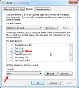 Disable Sounds Windows