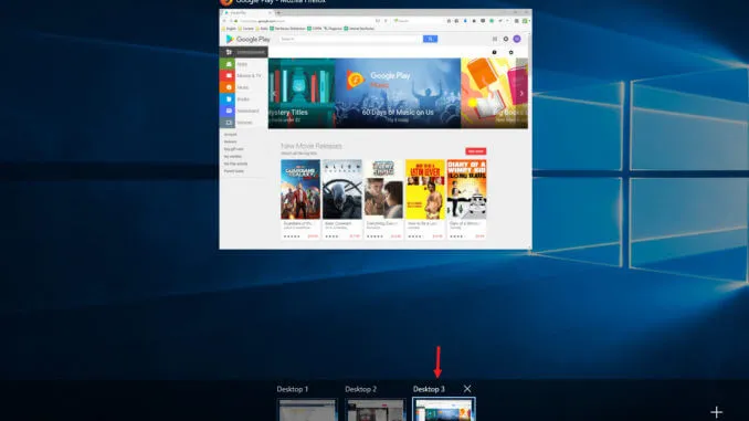 Use Virtual Desktops Windows