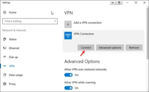 Connect VPN Windows