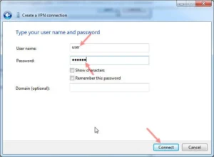 Connect VPN Windows