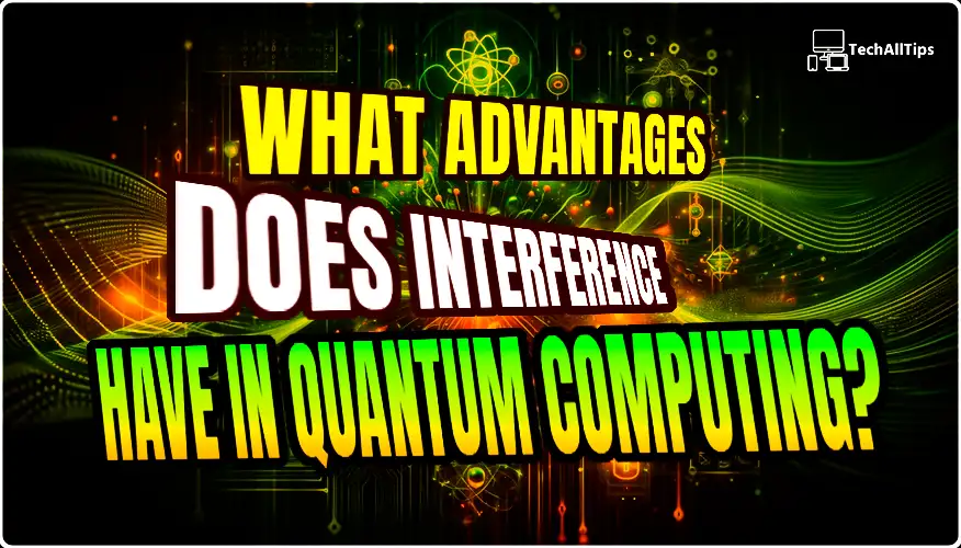 What advantages does interference have in quantum computing?